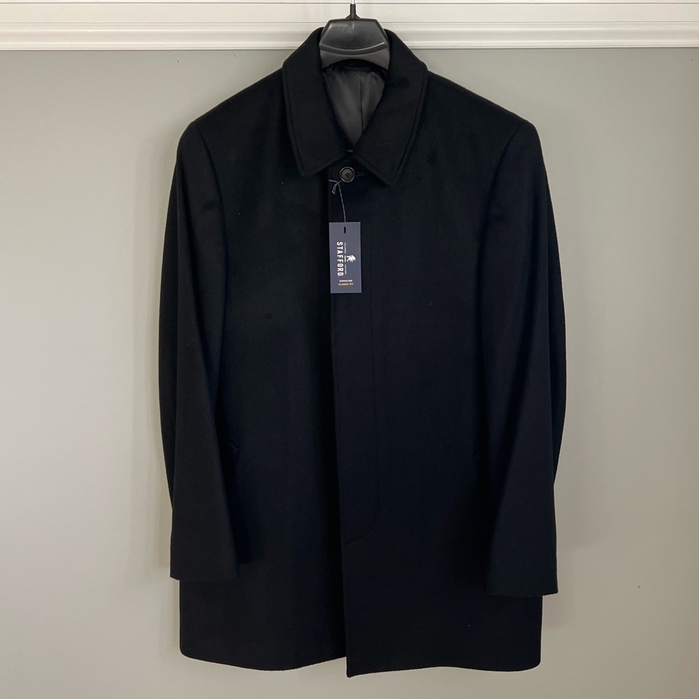 Stafford wool blend pea coat